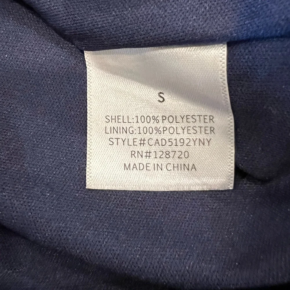 Francesca Women Sequin Dress S Blue Navy Beaded Short Sleeve Party Cocktail - Picture 12 of 12